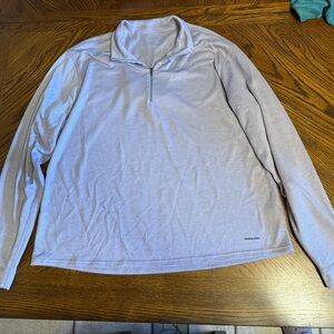 Patagonia Light Purple Capilene Quarter-Zip